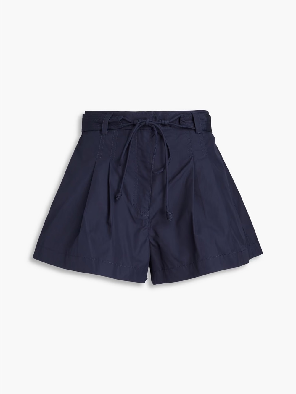 Ulla Johnson Iris pleated cotton-poplin shorts